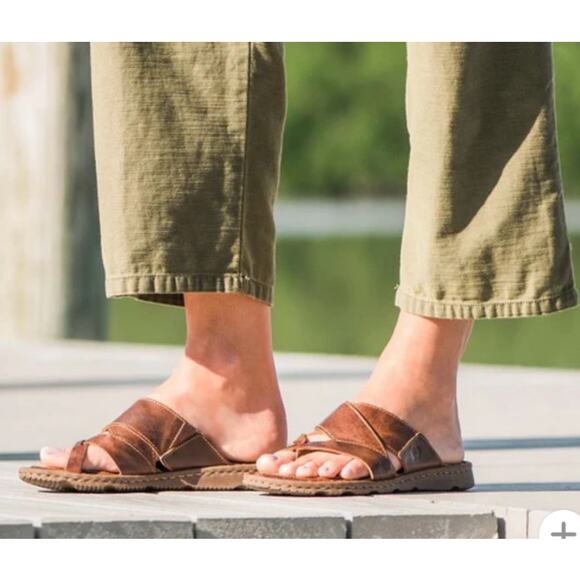 BORN SORJA II sandals brown womans 8 $89 - Picture 2 of 9